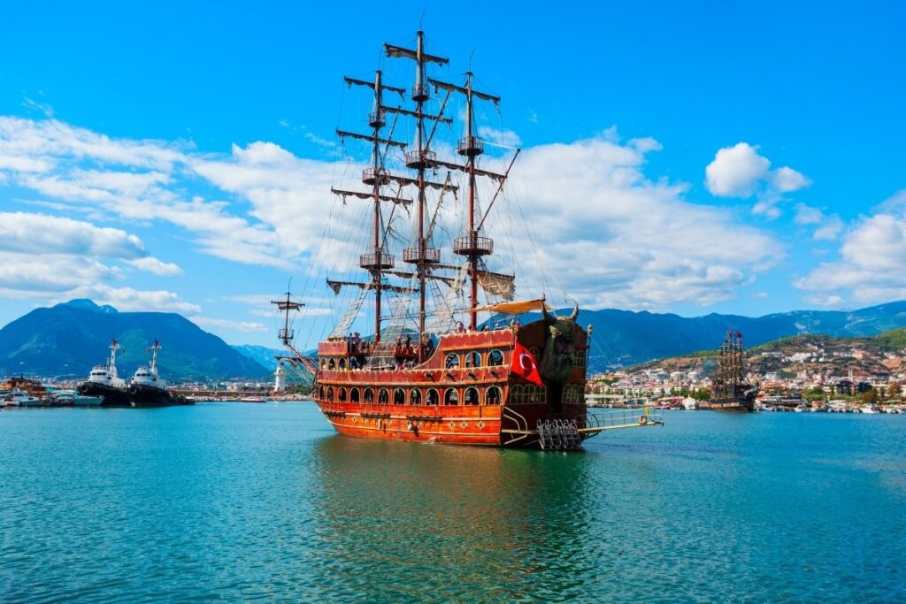 Alanya boat tour strart