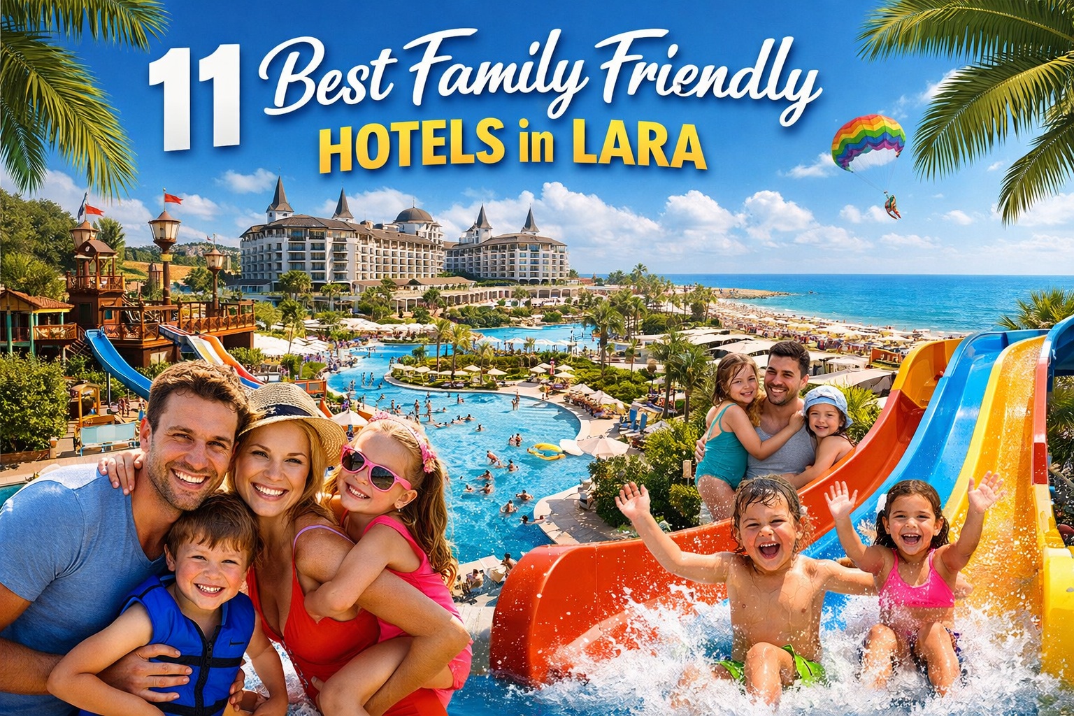 Best family friendly hotels in lara Antalya resorts
